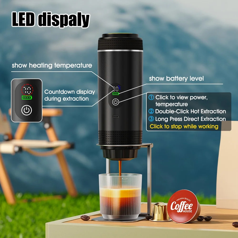 Morentto Portable Espresso Maker – Enjoy Barista-Quality Coffee Anywhere