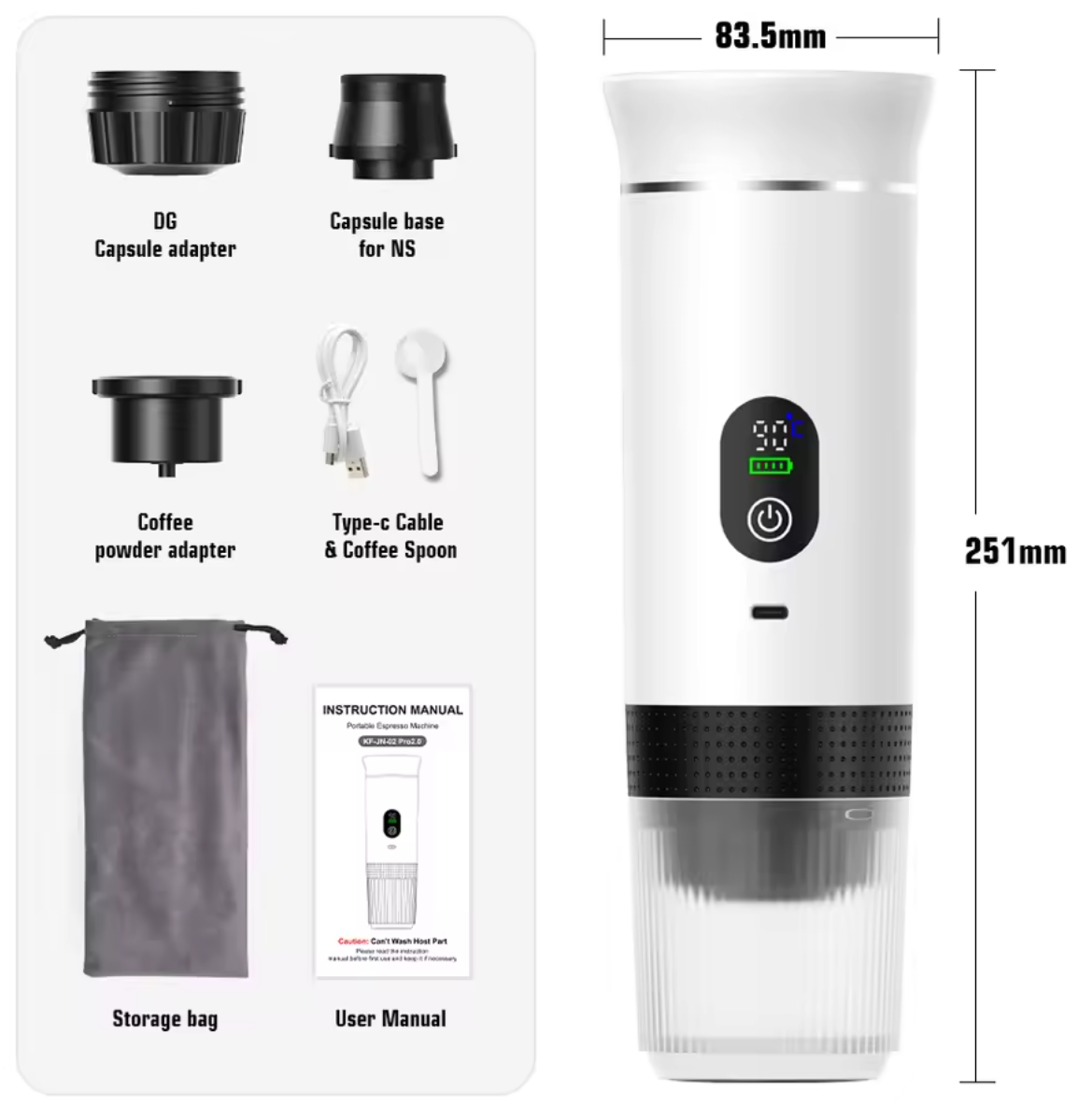 2.0 Portable Coffee Maker