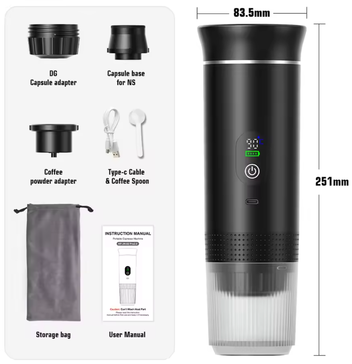 2.0 Portable Coffee Maker