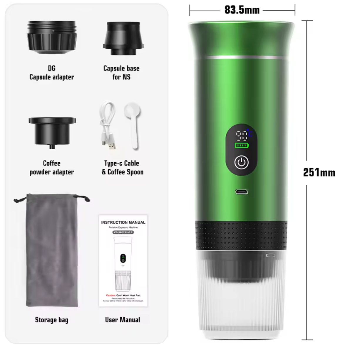 2.0 Portable Coffee Maker